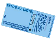 Ticket à l'unité